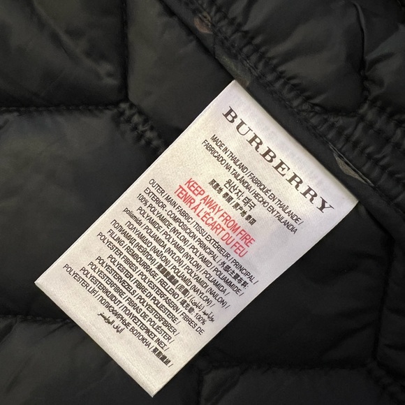 BURBERRY BOMBER JACKET CAMOUFLAGE SIZE YOUTH 12 - Picture 6 of 9